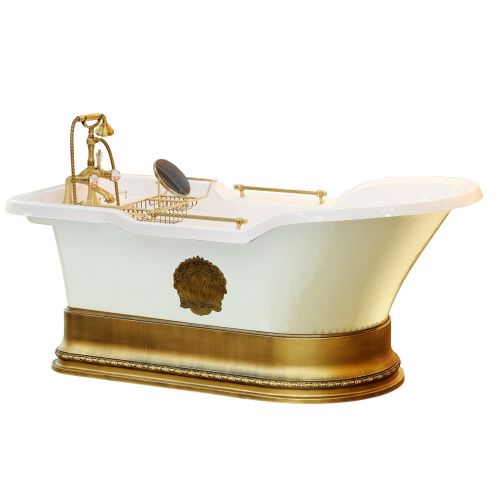 Ванна из искусственного камня Migliore IMPERO PODIUM 25809 180х85 отдельностоящая прямоугольная