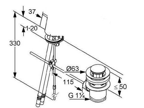 Донный клапан Creavit SF011 хром - фото 2