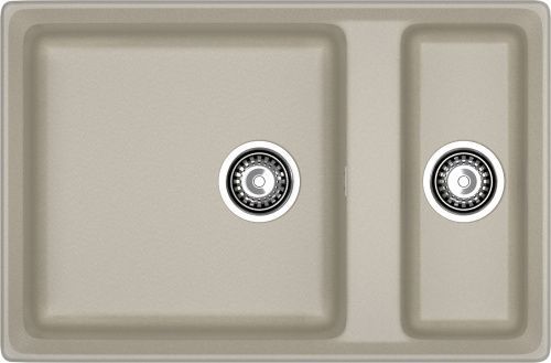 Кухонная мойка Granfest Level LV-760K топаз 75х50 цвет серый поверхность матовая