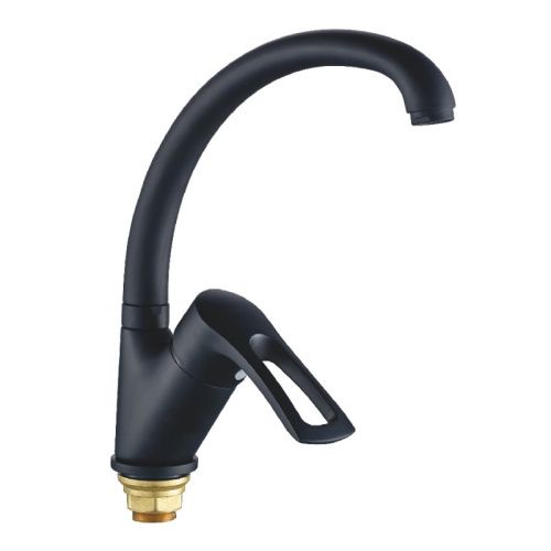 Смеситель для кухни Cron CN77318-BC на мойку черный