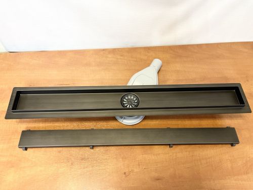 Душевой лоток ALMAes Arianda AR70GR 75х10 серый