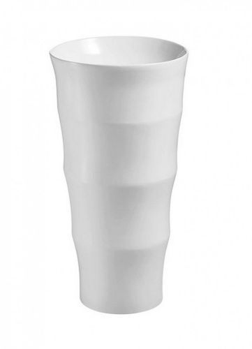 Раковина из сантехнического фаянса CeramaLux G309 40х40 напольная цвет белый без отверстий под смеситель