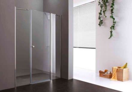 Душевая дверь Cezares ELENA ELENA-W-B-13-90+60/50-C-Cr 195х195 стекло прозрачное профиль хром