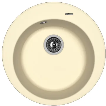 Кухонная мойка Florentina Никосия 20.135.B0510.202 50х50 цвет бежевый поверхность матовая