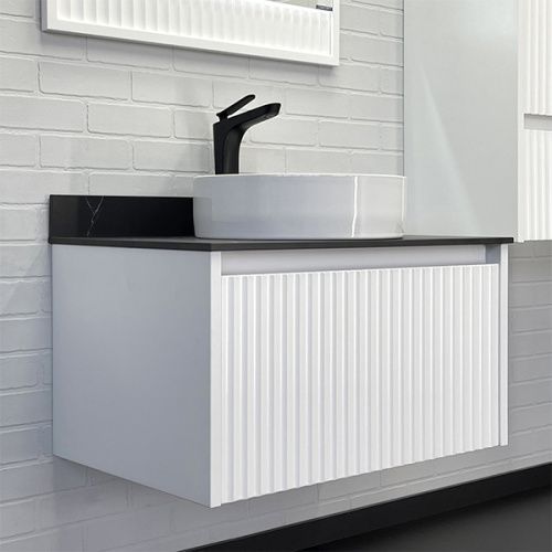 Тумба с раковиной Comforty Марсель 00-00012270CF 80х50 подвесная цвет белый