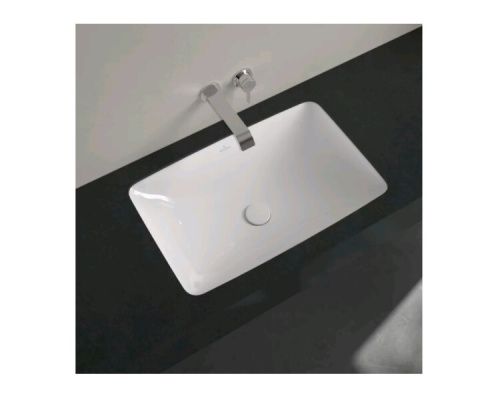 Раковина из сантехнического фарфора Villeroy Boch Loop&Friends 4A580001 60х40 встраиваемая цвет белый