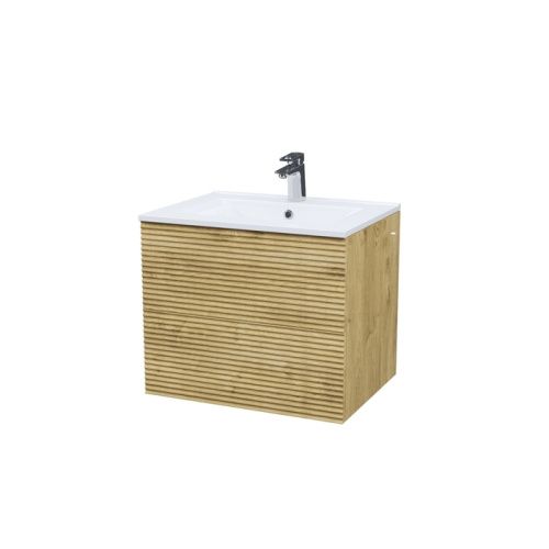 Тумба с раковиной Iddis Bild BIL60V0i95K 60х50 подвесная цвет коричневый