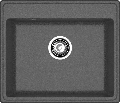 Кухонная мойка Granfest Vertex V-580 графит 60х50 цвет серый поверхность матовая