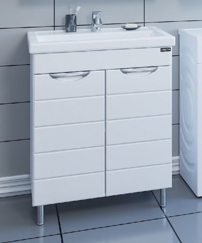 Тумба под раковину СанТа Родос 206018 70х40 подвесная цвет белый