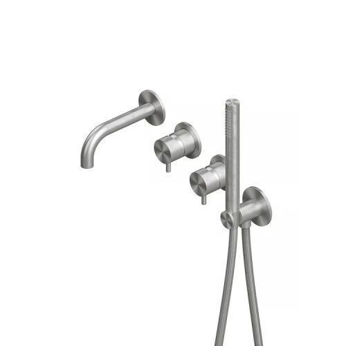 Смеситель QuadroDesign Source 13 69.00 AS встраиваемый в стену нержавеющая сталь