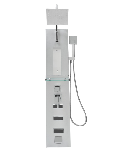 Душевая панель River GURON 10000001105 настенная цвет хром