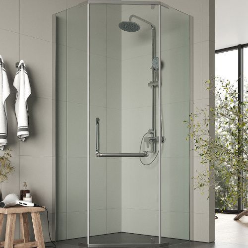 Душевой уголок Agger A03-090TCR/G 86х86 стекло прозрачное профиль хром глянцевый без поддона