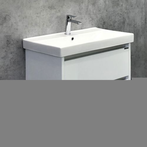 Тумба с раковиной Comforty Дублин 00004137103CF 80х50 подвесная цвет белый