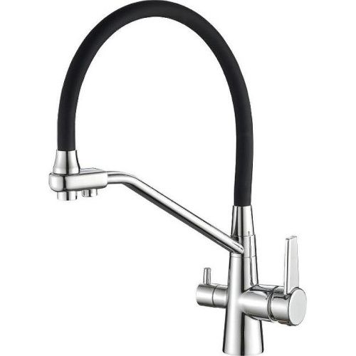 Смеситель для кухни Haiba HB76855 на мойку хром