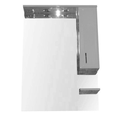 Зеркало-шкаф Loranto Коралл CS00025724 70х110 подвесной цвет белый