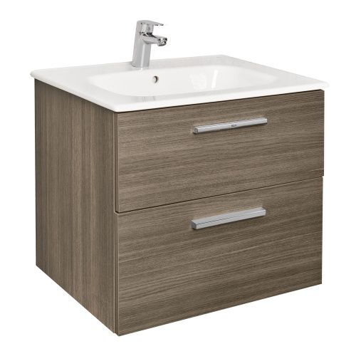 Тумба под раковину Roca THE GAP A857468402 60х50 подвесная цвет коричневый