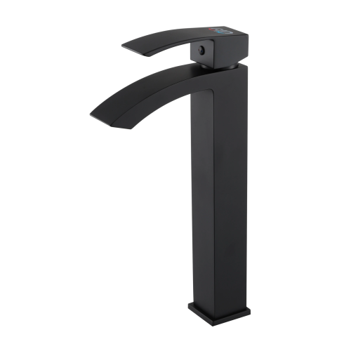 Смеситель для раковины Gid Cascada L120BMD на столешницу черный