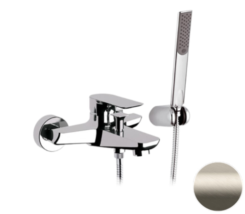 Смеситель для ванны Remer Infinity I02XV настенный нержавеющая сталь