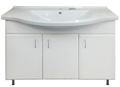 Тумба с раковиной Loranto Коралл CS00040245 50х30 напольная цвет белый