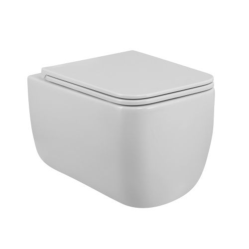 Унитаз подвесной BelBagno LUCE BB076CH-TOR/SC белый с сиденьем микролифт безободковый смыв торнадо