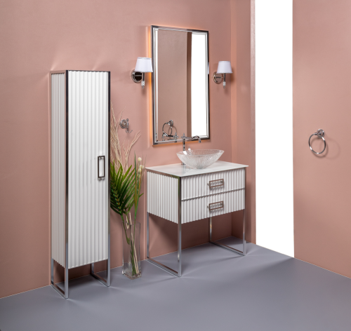 Зеркало с подсветкой Armadi Art Monaco 566-WCR 70х110