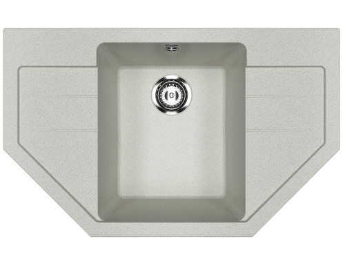 Кухонная мойка Ulgran Classic U-609-310 80х50 цвет серый