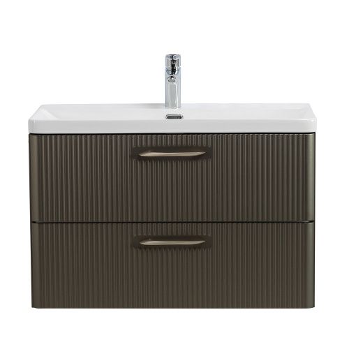 Тумба под раковину BelBagno Due DUE-800-2C-SO-GM-P 80х40 подвесная цвет серый