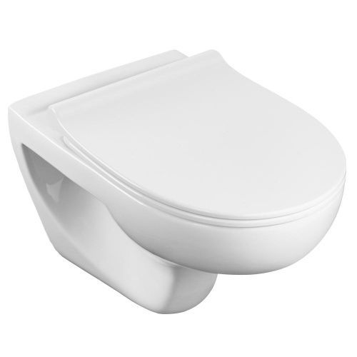 Чаша унитаза подвесная Roca Victoria 7.3463.9.300.Y цвет белый без сиденья каскадный смыв