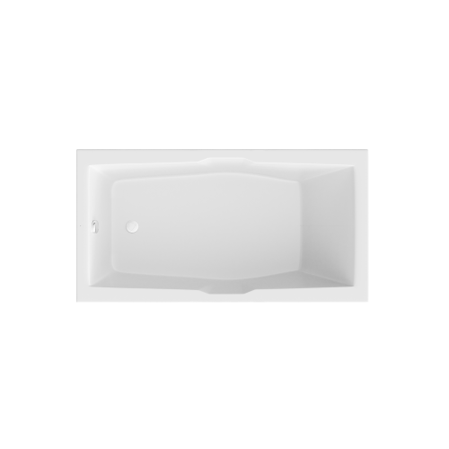 Ванна акриловая 1MarKa KORSIKA 01кр1910 190х100 пристенная прямоугольная без каркаса