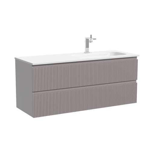 Тумба под раковину Sancos SNOB R SNR120RSM 120х40 подвесная цвет серый