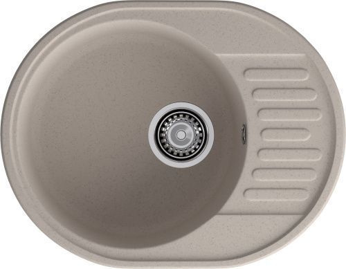 Кухонная мойка Granfest Quarz 58 песочный 60х50 цвет бежевый поверхность матовая