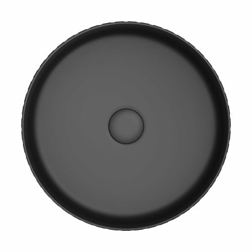 Раковина керамическая Omoikiri Akira 4972073 40х40 накладная цвет черный