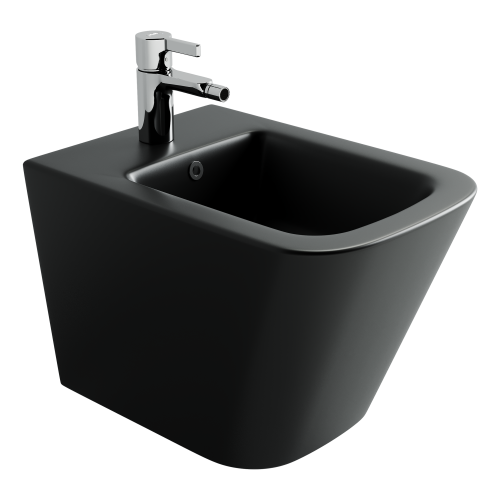 Биде подвесное Ceramica Nova UNION CN4010MB цвет черный