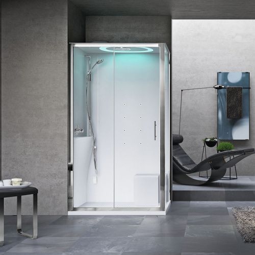 Душевая кабина Novellini Eon EON2P129ST1F-1AK 120х80 прямоугольная с крышей ориентация левая