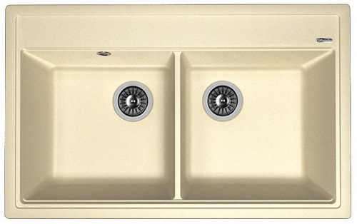 Кухонная мойка Florentina Липси 820 20.370.E0820.202 80х50 цвет бежевый поверхность матовая