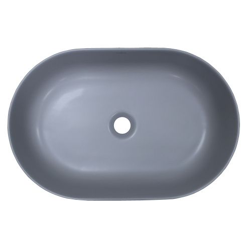 Раковина керамическая Creo Ceramique PU4300SG 60 см накладная цвет серый