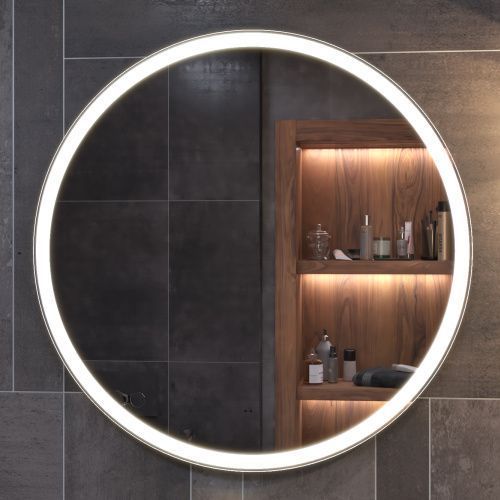 Зеркало с подсветкой и антизапотевателем Vigo Cosmo 140 80х80 подвесное