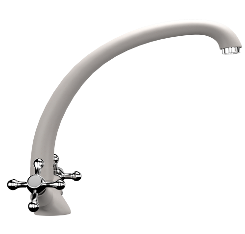 Смеситель для кухни Ulgran Classic U-013-331 на мойку белый