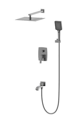 Душевая система Wonzon & Woghand FLEX WW-88939072-BGM встраиваемая в стену цвет серый