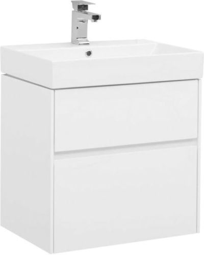 Тумба с раковиной Aquanet Бруклин 00212596 60х40 подвесная цвет белый