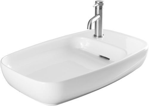 Раковина керамическая Allen Brau Liberty 4.32012.20 70х40 накладная цвет белый 1 отверстие под смеситель