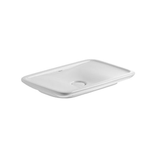 Раковина керамическая Duravit PuraVida 370700000 70 см накладная цвет белый без отверстий под смеситель