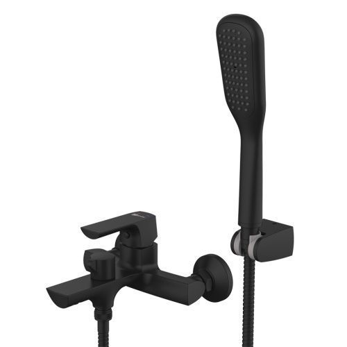 Смеситель для ванны LeMark Ursus LM7214BL настенный черный