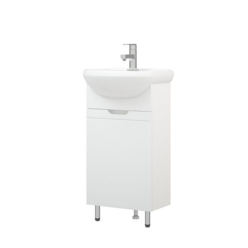 Тумба под раковину Corozo Лея SD-00001490 40х20 напольная цвет белый