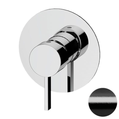 Смеситель для душа Remer Metrica MC30LCFP встраиваемый в стену черный