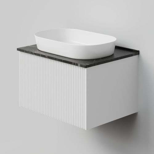 Тумба со столешницей La Fenice TERRA NFNC-01-TER-B-60-3-GB 60х50 подвесная цвет белый