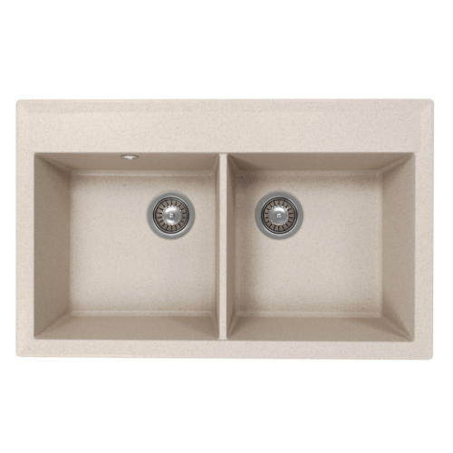Кухонная мойка Florentina Тоскана 820 17.050.E0820.107 80х50 цвет бежевый поверхность матовая
