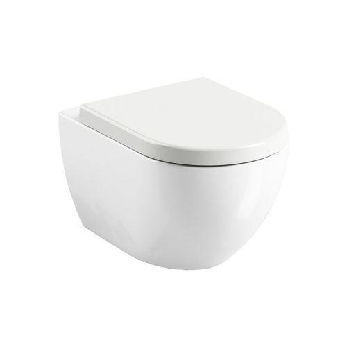 Чаша унитаза подвесная Ravak Uni Chrome X01516 цвет белый без сиденья безободковая душевой смыв