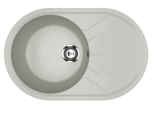 Кухонная мойка Ulgran Classic U-503-310 75х50 цвет серый