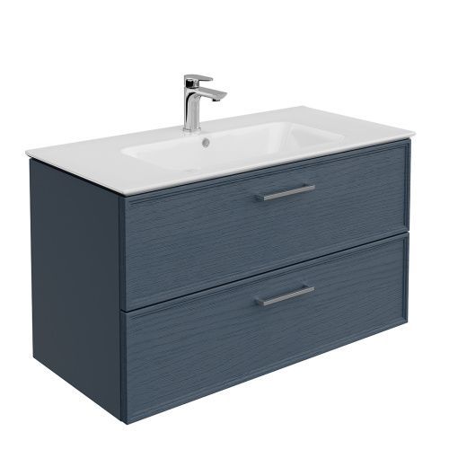 Тумба под раковину Kerama Marazzi GEOMETRICA PIA.CL.95\BLU.M 90х50 подвесная цвет синий